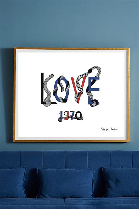 yves saint laurent love posters buy|Yves Saint Laurent LOVE poster 1970 .